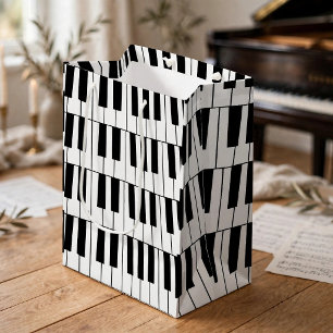 Svartvita pianotangentbord pianist musiker