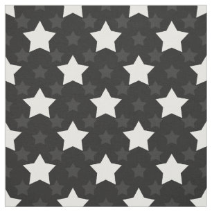 Svartvita stjärnor, textil