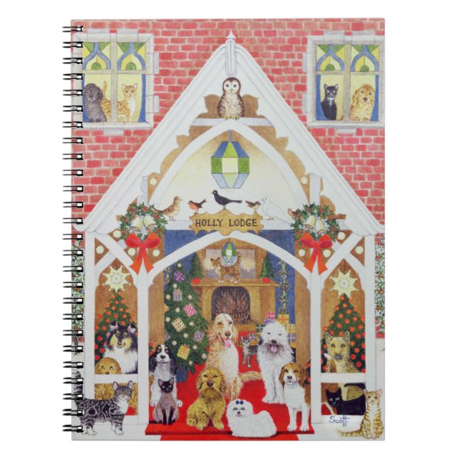 Svartvita whiskers anteckningsbok (Framsidan)