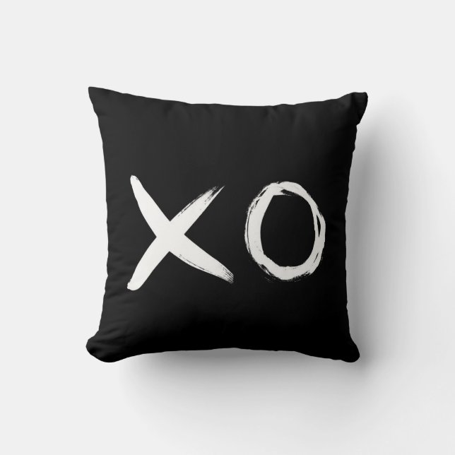 Svartvita XO kudder Kudde (Framsida)