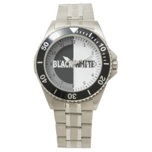 Svartvitt Armbandsur