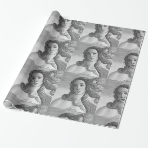 Svartvitt - Birh av Venus, gudinna Presentpapper