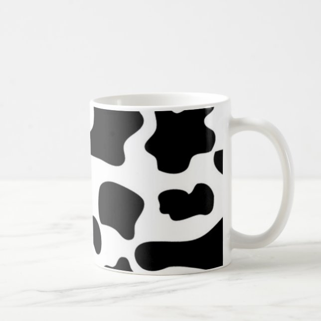 Svartvitt blankprov kaffemugg (Höger)