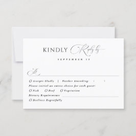 Svartvitt enkelt, modernt, minimalistiskt klassisk OSA kort