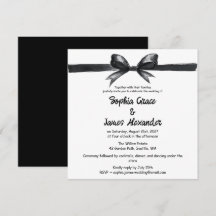 Svartvitt fack | Elegant bröllop | Monokrom