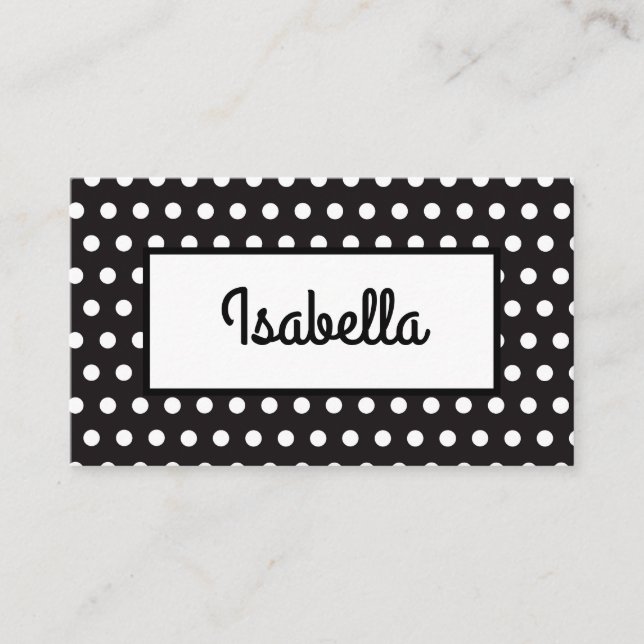 Svartvitt för att matcha samma inställningar för t placeringskort (Framsida)