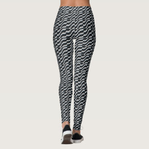 Svartvitt för elegant leggings