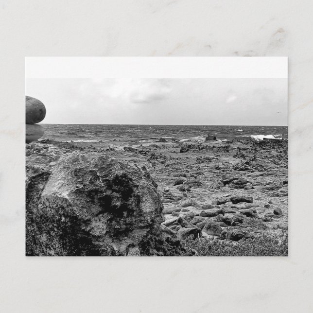 Svartvitt, fotografi, vykort av standardtyp (Framsida)
