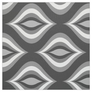 Svartvitt garderoband Modern Geometric Mönster Tyg