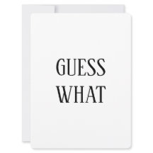 Svartvitt Gissa vilket meddelande om Gravid