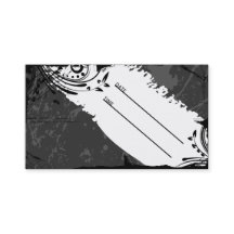 svartvitt grungetidsbeställningskort