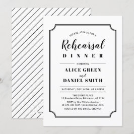 Svartvitt | Hemkallare för Bröllop i klassiskt läg Inbjudningar