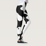 Svartvitt komönster leggings<br><div class="desc">Bruka för kotryck för djur och för landtema det svartvita mönster för fläckar och för splotches. Mönster är som påminner om av Holstein och Friesiankor.</div>