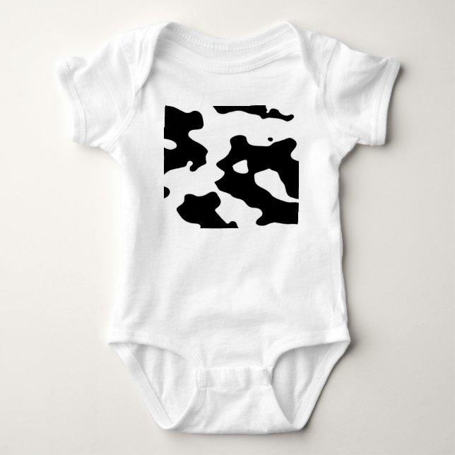 Svartvitt komönster tee (Framsida)