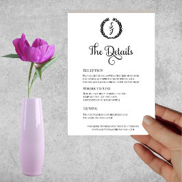 Svartvitt kort för vit andedräkt i svart Elegant