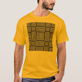 svartvitt kvadrera mönster t shirt