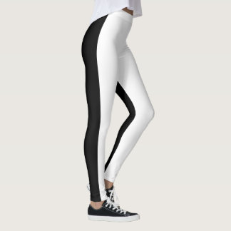 Svartvitt Leggings
