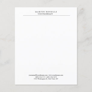 Svartvitt minimalistiskt med vanlig Professionell