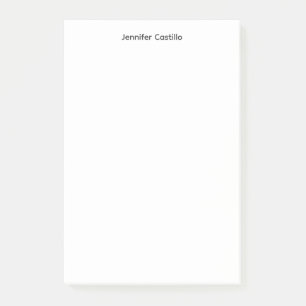 Svartvitt minimalistiskt modernt post-it block