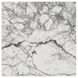 Svartvitt modernt Fauxmarmormönster Tyg