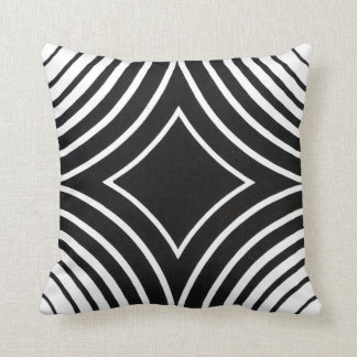 Svartvitt mönster Pilllow Kudde