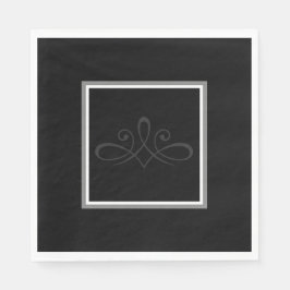 Svartvitt Pappersservett