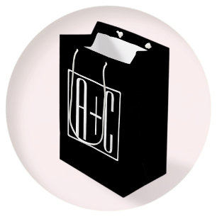 Svartvitt PAR INITIALER