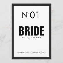 Svartvitt PARIS-tema MÖHIPPA Party