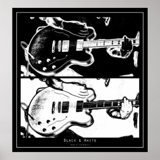 Svartvitt Poster