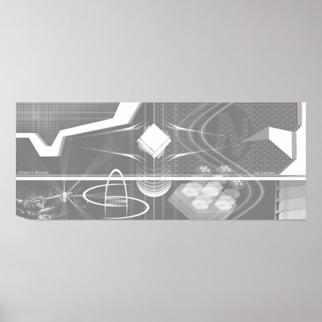 Svartvitt Poster (Framsidan)