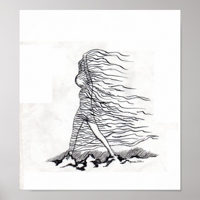 Svartvitt Poster (Framsidan)