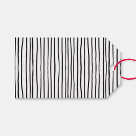 Svartvitt Presentetikett