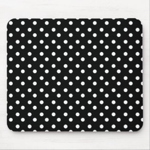 Svartvitt pricker Mousepad Musmatta