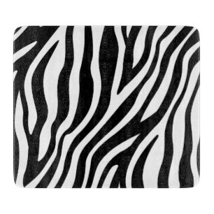 Svartvitt randmönster för zebra tryck