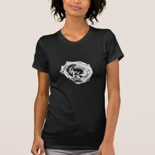 Svartvitt steg tee shirt
