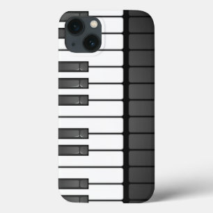 Svartvitt Tangentbord-design, iPad-väska