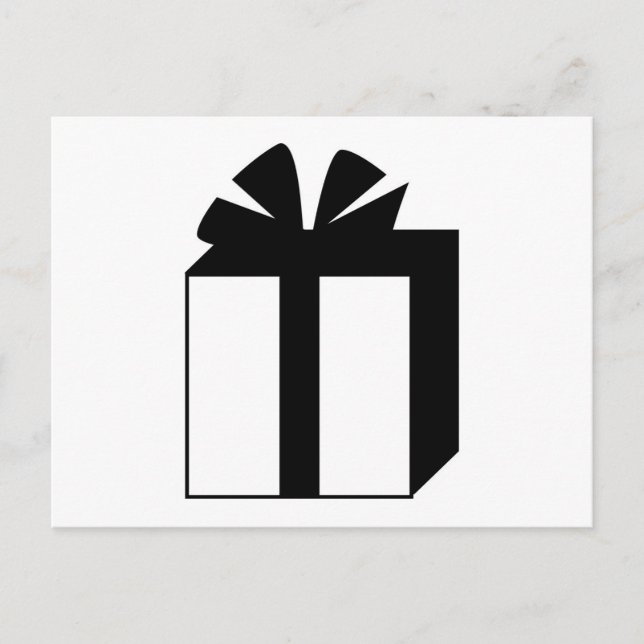 Svartvitt Vykort (Framsida)