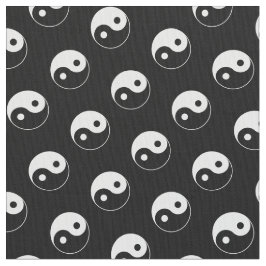 Svartvitt Yin Yang mönstertyg Tyg
