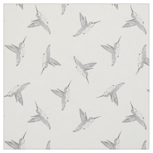 Sväva det Hummingbird kastade trycket Tyg