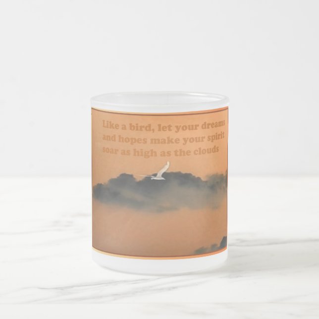 Sväva, För Mer  Frostad Glasmugg (Center)