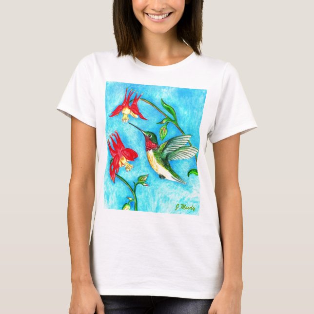 Sväva hummeren tee shirt (Framsida)