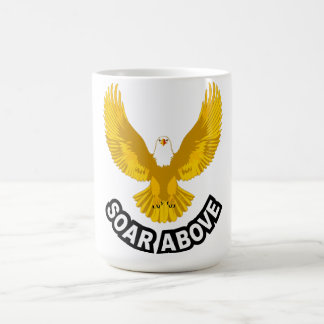 Sväva över all storslagen örnkonst kaffemugg
