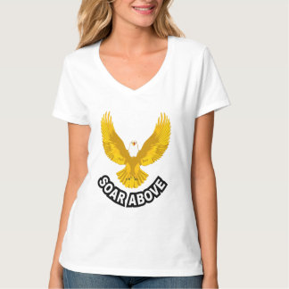 Sväva över all storslagen örnkonst t shirt