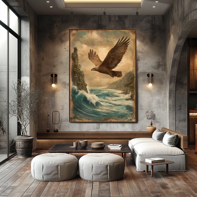 Svävande Horisont — Mid-Century Retro Vintage Poster (Skapare uppladdad)