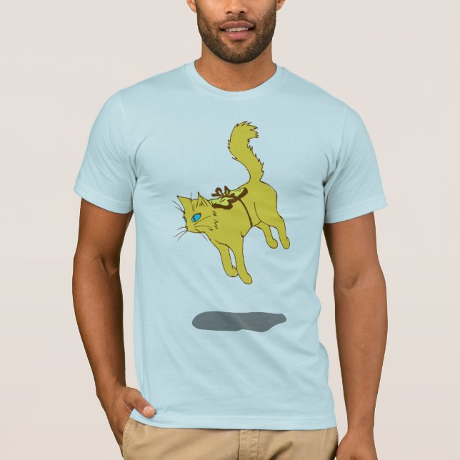 Svävandekatt Tee Shirt (Framsida)