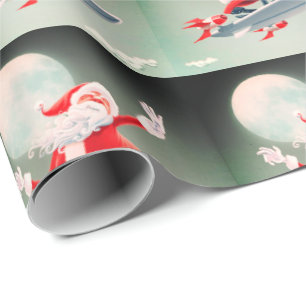 Svävandet stiger ombord Santa Presentpapper
