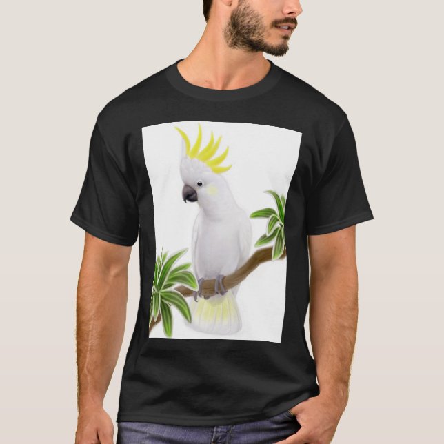 Svavel krönad kakaduaT-tröja Tee Shirt (Framsida)