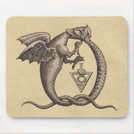 Svavel- och kvicksilversymbol musmatta