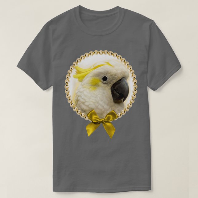 Svavelbelagd ockatoo - realistisk målning 1 t shirt (Design framsida)