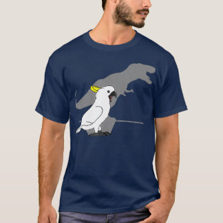 Svavelbestnad Cockatoo T-rex Birb memes Parrot T Shirt